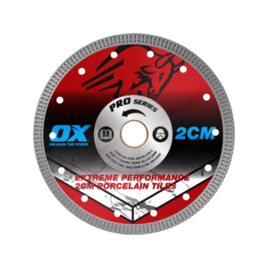 OX Pro 2CM Porcelain Cutting Blade - 180/25.4/22.23mm