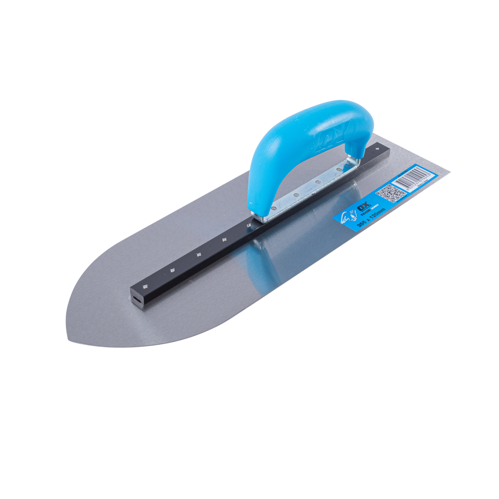 OX Trade Pointed Finishing Trowel - 120mm x 356mm