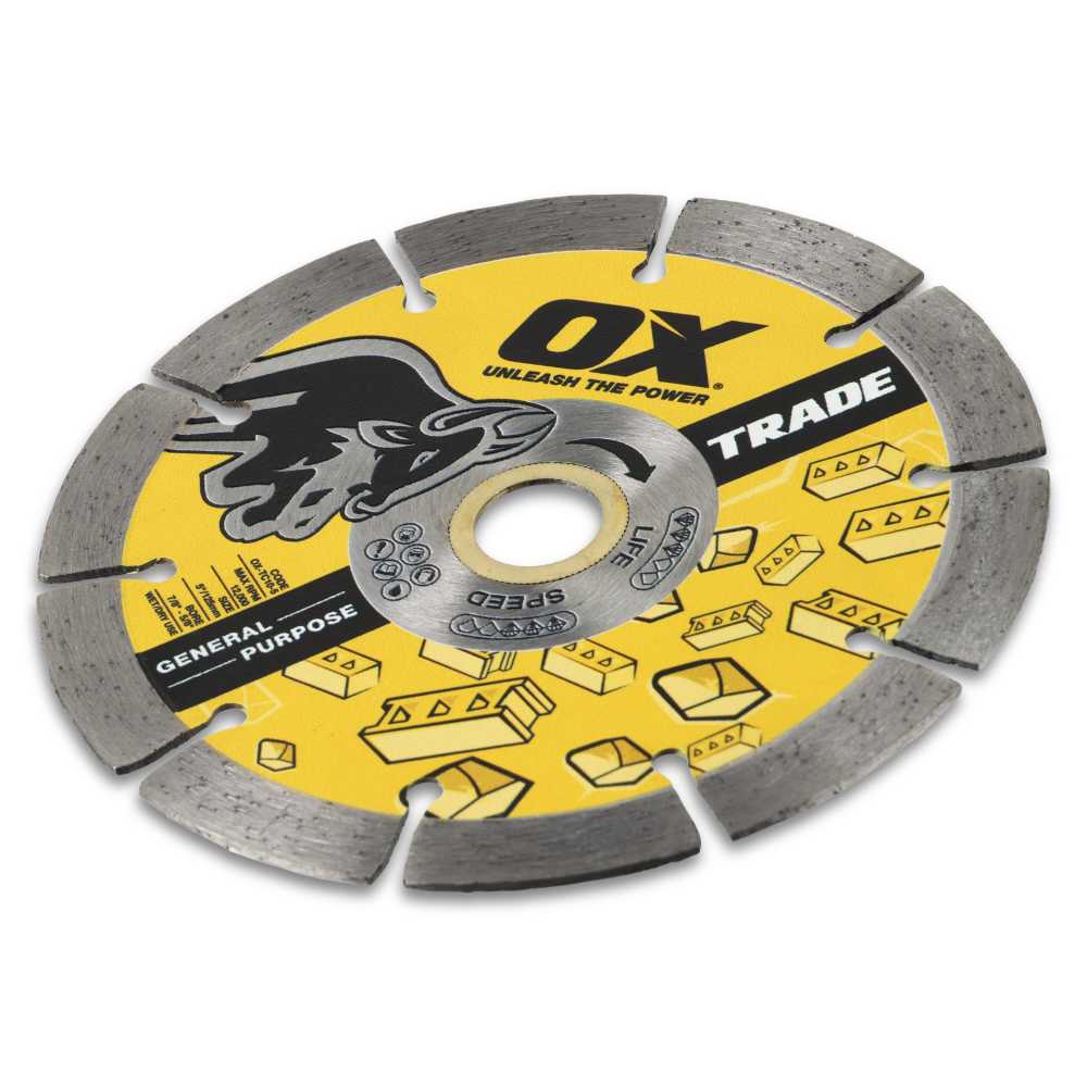 OX Premium Concrete and General Purpose Diamond Blade - 5-Inch - Image 5