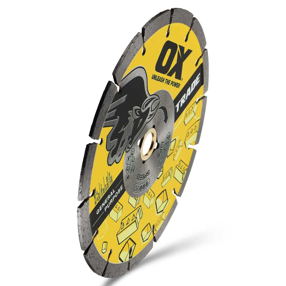 OX Premium Concrete and General Purpose Diamond Blade - 7-Inch - Image 4