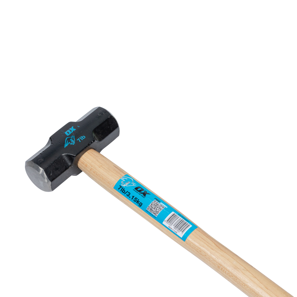OX Pro Hickory Sledge Hammer - 7lb - Image 3