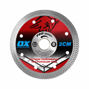 OX Pro 2CM Porcelain Cutting Blade - 125/22.2/20mm