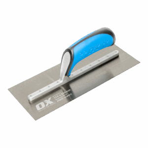 OX Pro Golden Steel Finishing Trowel - 114mm x 280mm