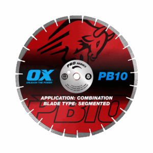 OX Pro Abrasive Segmented Diamond Blade - 16-Inch