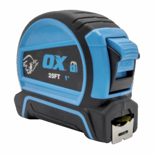 OX Trade Double Locking Tape Measure 8m
