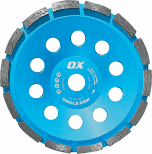 OX Trade XL 7" Single Cup Wheel - 22.2mm Bore