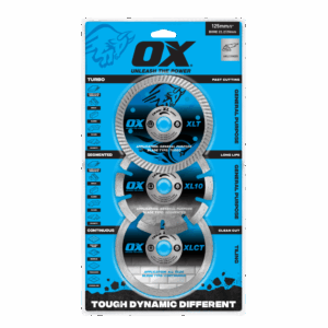 OX Trade XL-10 Segmented Diamond Blade - General Purpose - 5" 3PACK