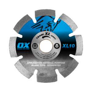 OX Trade XL-10 Segmented Diamond Blade - General Purpose - 4.5-Inch